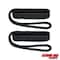 Extreme Max Extreme Max 3006.2168 BoatTector Premium Double Braid Nylon Fender Line Value 2-Pack-3/8" x 6' Black 3006.2168 - alternate 1
